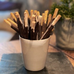 Chocolate covered breadsticks - Organic
